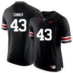 Men's Ohio State Buckeyes #43 Nick Conner Black Nike NCAA College Football Jersey Limited OGC6244TF